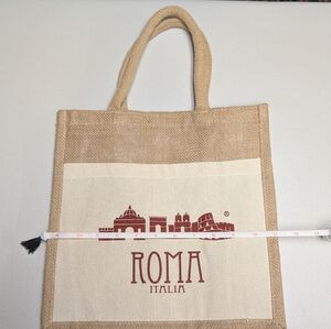 Roma Italia Natural & Cream Tote Bag